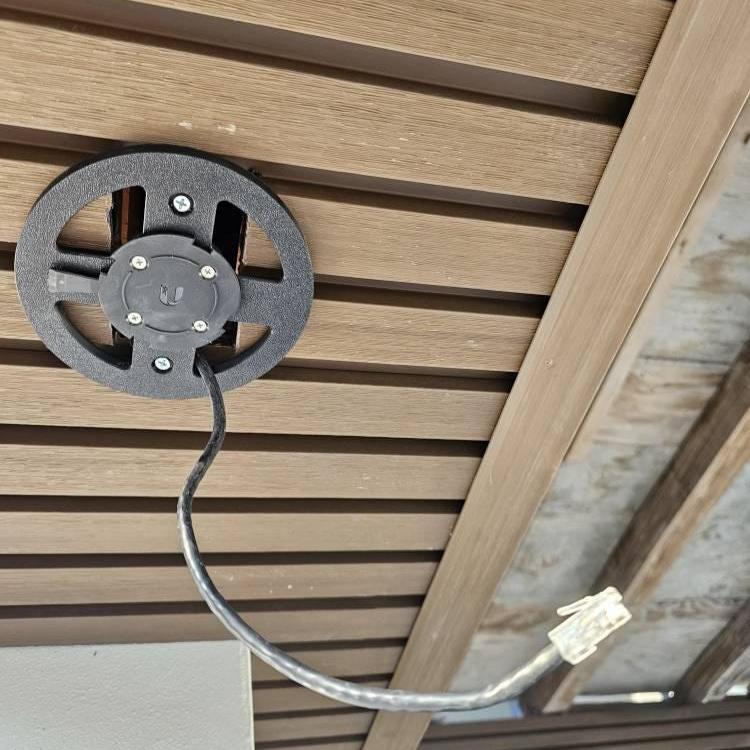 Single Gang adapter for Ubiquiti Unifi AI 360 dome camera