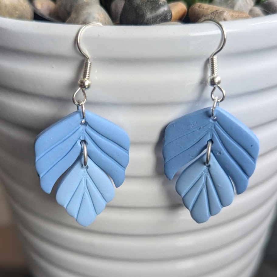 Layered Leaf Earrings